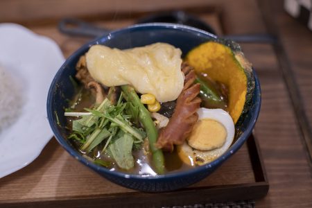 カフェケラアンのゴロゴロ野菜のスープカレーチーズスペシャル5