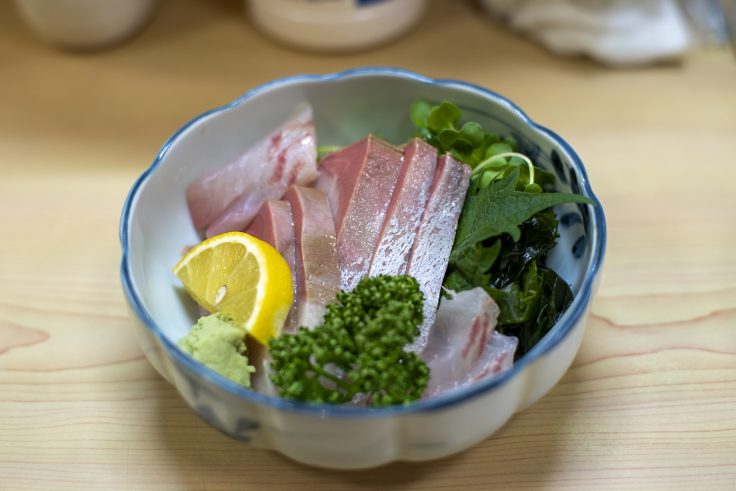 お食事処まつおかの刺身定食2