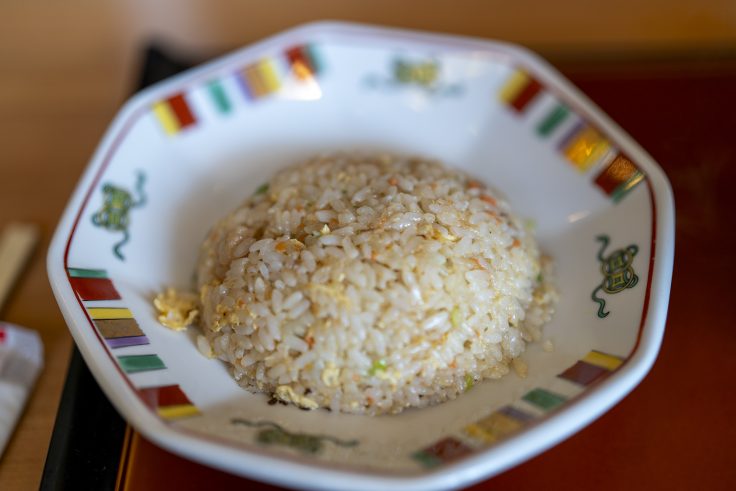 すけろくラーメンの半チャーハン